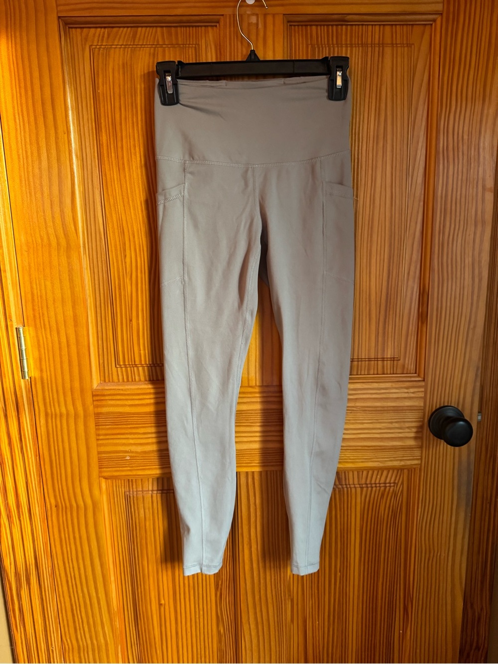 YogaLicious Lux High-Waist Gray Active Leggings